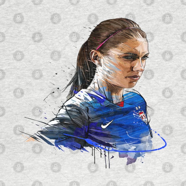 Illustration Alex Morgan by sonjigunawan